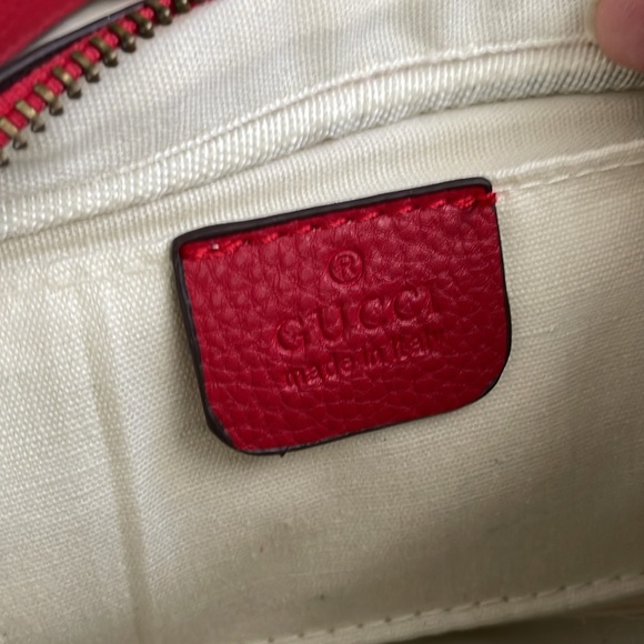 DESIGNER INSPIRED red fanny pack purse - Picture 6 of 7